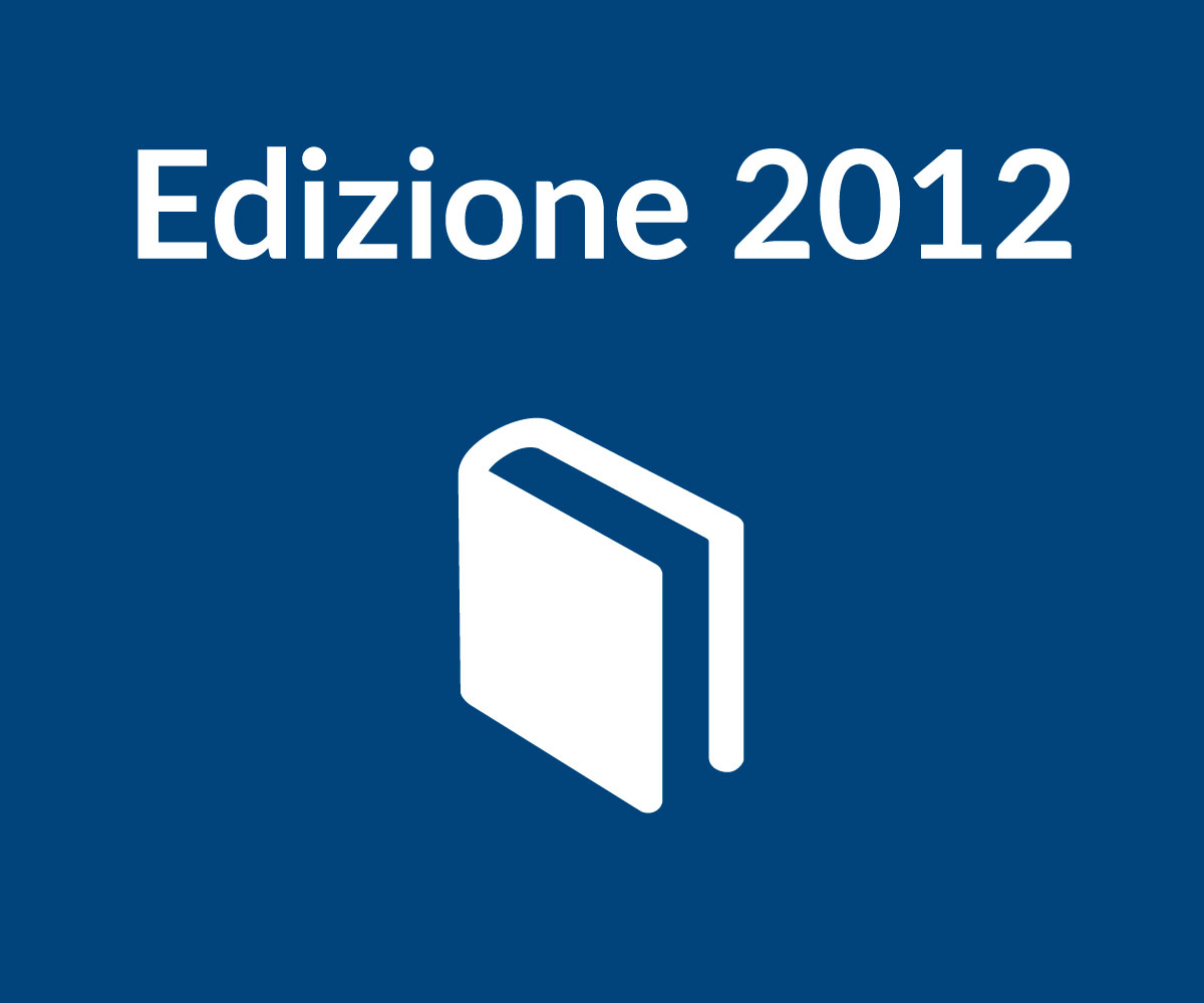 Edizione 2012 - Premio Letterario