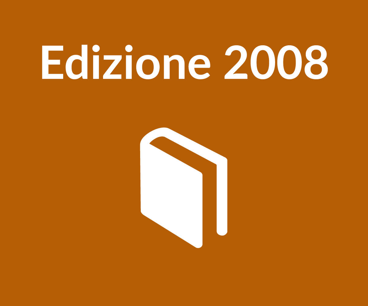 Edizione 2008 - Premio Letterario